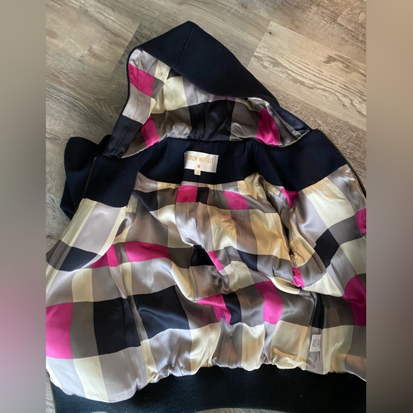 Lauren Moffatt navy with gold detail jacket size small - Picture 2 of 6